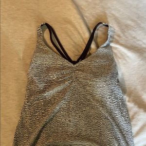 Grey lululemon tank top